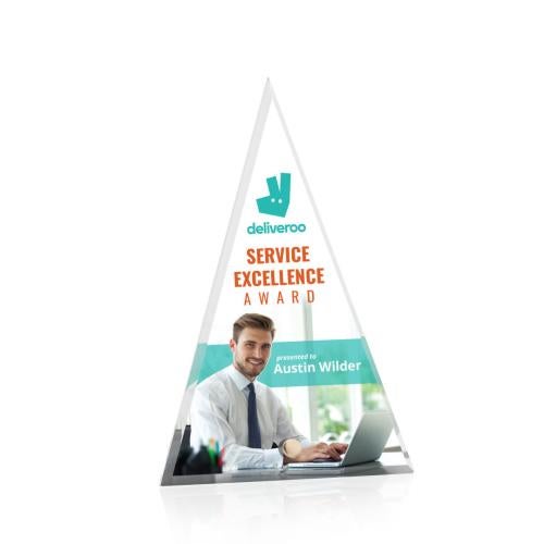 Recognition Awards - Acrylic Awards - Polaris Tower VividPrint™ Award - Gold