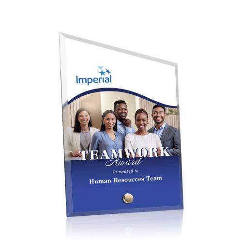 Recognition Awards - Acrylic Awards - Polaris Peak VividPrint™ Award - Gold