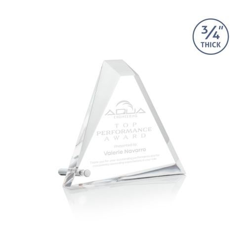 Recognition Awards - Acrylic Awards - Glenrock Award - Silver