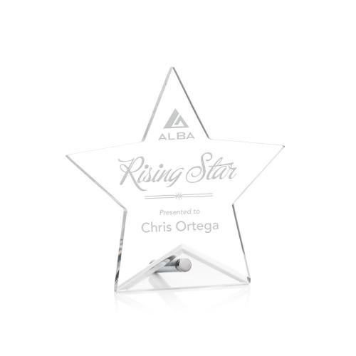 Recognition Awards - Acrylic Awards - Polaris Star Award - Silver