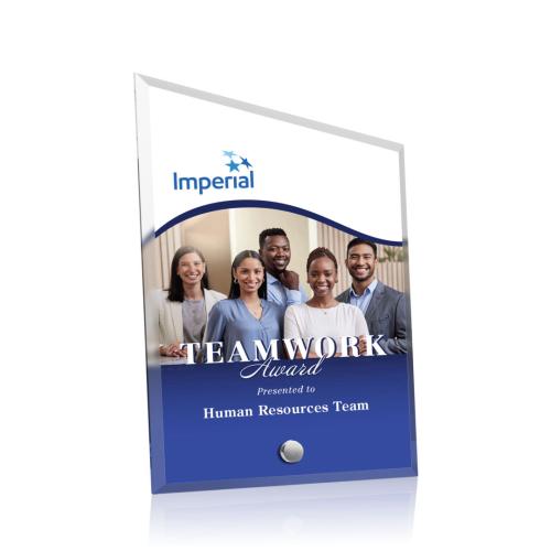 Recognition Awards - Acrylic Awards - Polaris Peak VividPrint™ Award - Silver