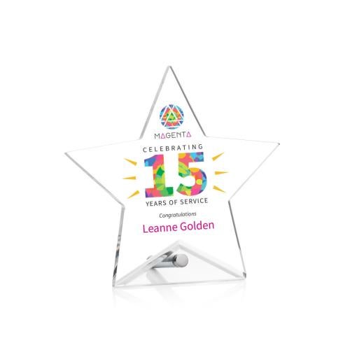 Recognition Awards - Acrylic Awards - Polaris Star VividPrint™ Award - Silver