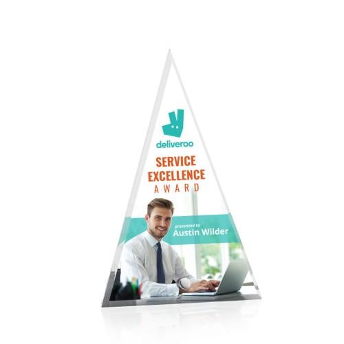 Recognition Awards - Acrylic Awards - Polaris Tower VividPrint&trade; Award - Silver