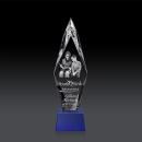 Manilow Award on Robson Base (3D) - Blue