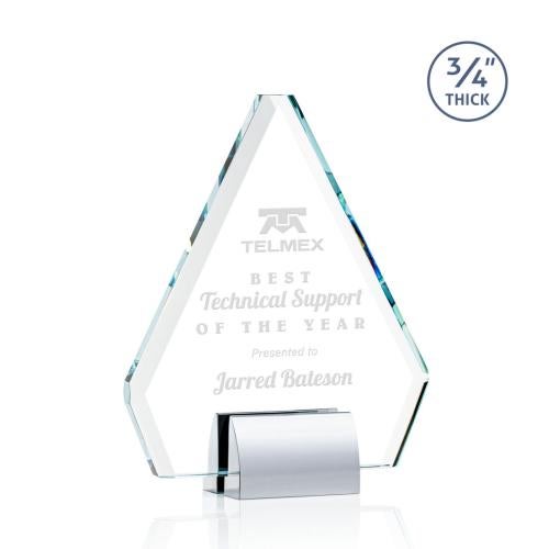 Recognition Awards - Crystal Awards - Roxborough Award - Chrome