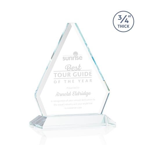 Recognition Awards - Crystal Awards - Fyreside Award - Clear
