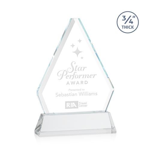 Recognition Awards - Crystal Awards - Fyreside Award on Newhaven - Clear