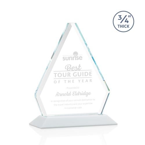 Recognition Awards - Crystal Awards - Fyreside Award - White