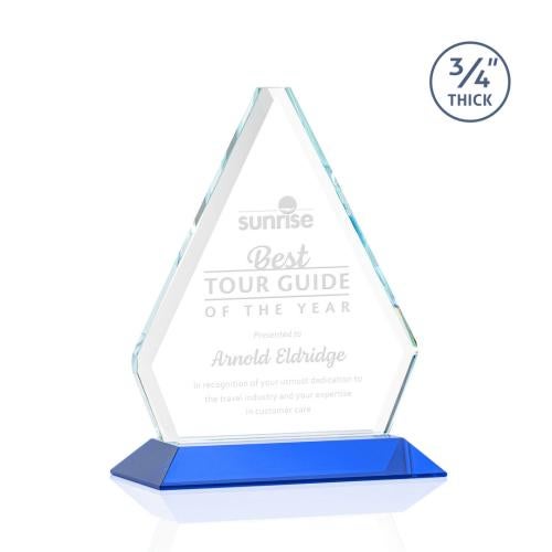 Recognition Awards - Crystal Awards - Fyreside Award - Blue
