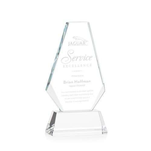 Recognition Awards - Crystal Awards - Kingsley Award on Newhaven Base - Clear