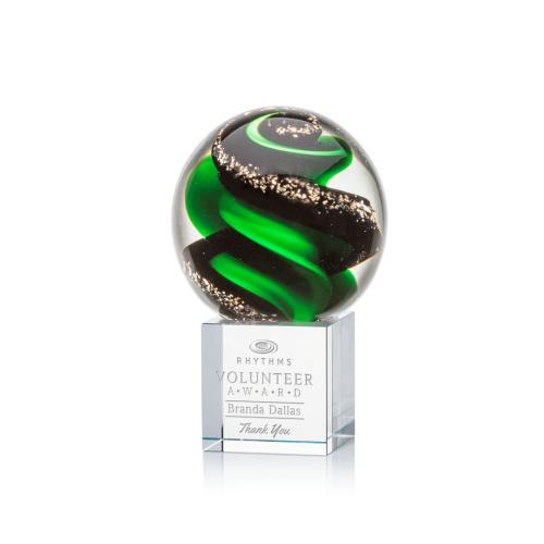 Recognition Awards - Glass Awards - Art Glass Awards - Zodiac Award on Granby Base