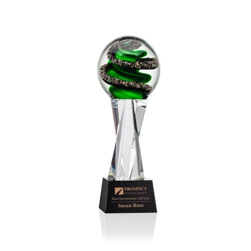 Recognition Awards - Glass Awards - Art Glass Awards - Zodiac Award on Grafton Base