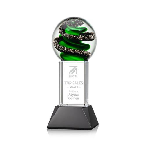 Recognition Awards - Glass Awards - Art Glass Awards - Zodiac Award on Stowe Base
