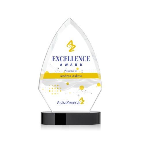 Recognition Awards - Crystal Awards - Idaho VividPrint™ Award - Black