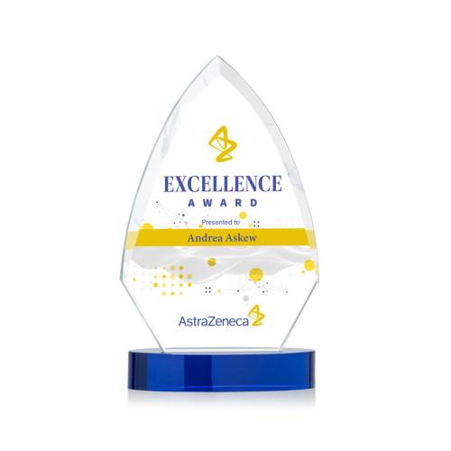 Recognition Awards - Crystal Awards - Idaho VividPrint™ Award - Blue