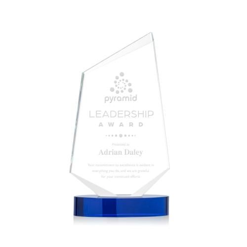 Recognition Awards - Crystal Awards - Portland Award - Blue