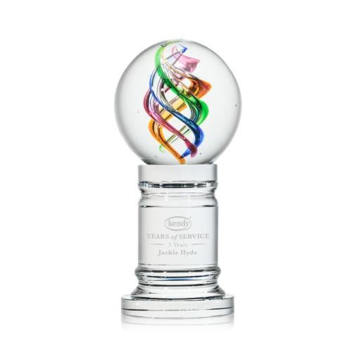 Recognition Awards - Glass Awards - Art Glass Awards - Galileo Award on Colverstone Base