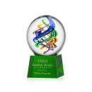Galileo Award on Robson Base - Green