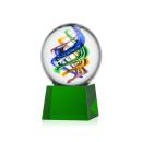 Galileo Award on Robson Base - Green Alt Image 1