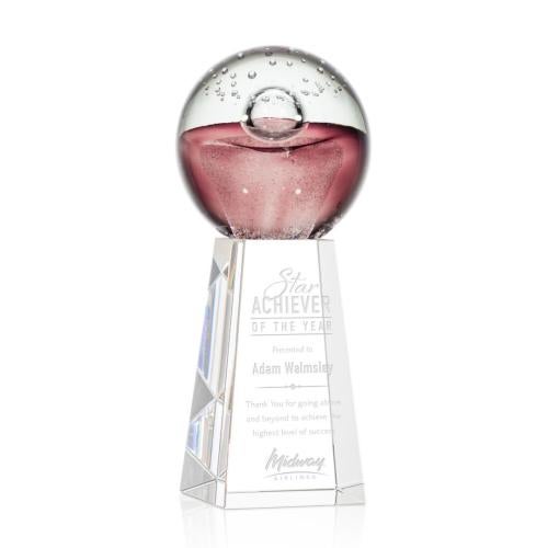 Recognition Awards - Glass Awards - Art Glass Awards - Jupiter Award on Novita Base