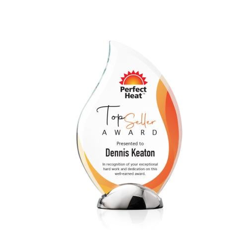 Recognition Awards - Crystal Awards - Neskita Flame VividPrint™ Award
