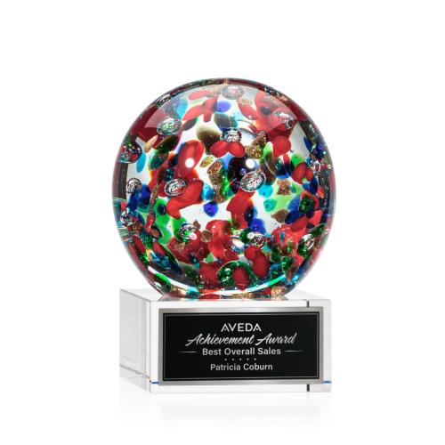 Recognition Awards - Crystal Awards - Fantasia Award on Hancock Base - Clear