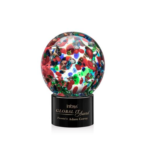 Recognition Awards - Crystal Awards - Fantasia Award on Marvel Base - Black