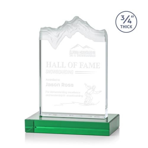Recognition Awards - Crystal Awards - Kilimanjaro Award - Green