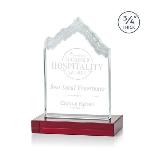 Recognition Awards - Crystal Awards - McKinley Award - Red