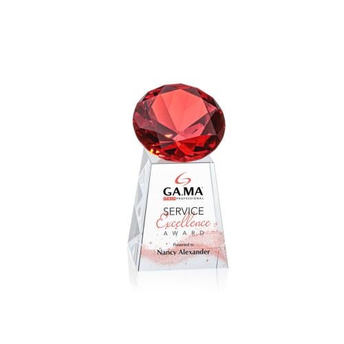 Recognition Awards - Crystal Awards - Celestina VividPrint™ Award - Ruby