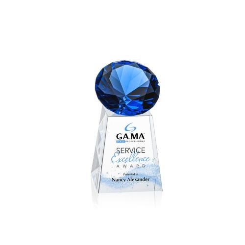 Recognition Awards - Crystal Awards - Celestina VividPrint™ Award - Sapphire