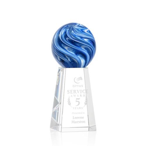 Recognition Awards - Glass Awards - Art Glass Awards - Naples Award on Novita Base