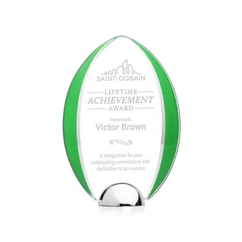 Recognition Awards - Crystal Awards - Lincoln Award - Green