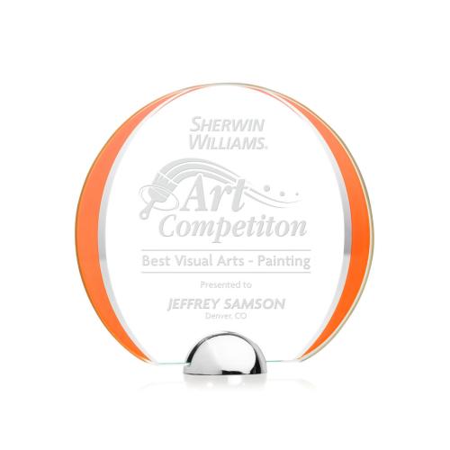 Recognition Awards - Crystal Awards - Stanton Award - Orange