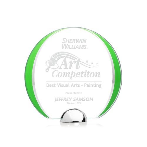 Recognition Awards - Crystal Awards - Stanton Award - Green