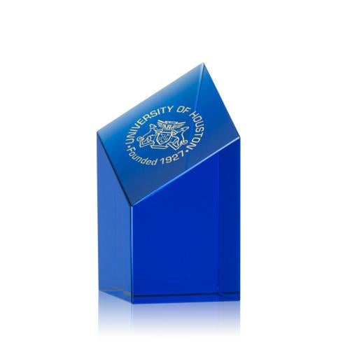 Recognition Awards - Crystal Awards - Barone Blue Award