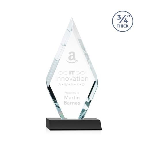 Recognition Awards - Crystal Awards - Richmond Award - Black