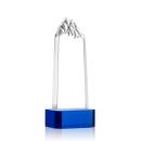 Himalayas Tower Award on Base - Blue Alt Image 1