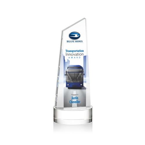 Recognition Awards - Crystal Awards - Belmont Tower VividPrint™ Award on Stanrich - Clear