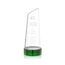 Belmont Tower Award on Stanrich Base - Green