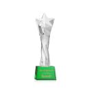 Arlington Star Award on Robson Base - Green