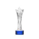 Arlington Star Award on Paragon Base - Blue