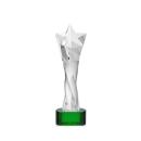 Arlington Star Award on Paragon Base - Green Alt Image 1
