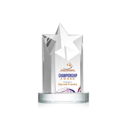 Recognition Awards - Crystal Awards - Berkeley VividPrint™ Award on Condor Base - Clear
