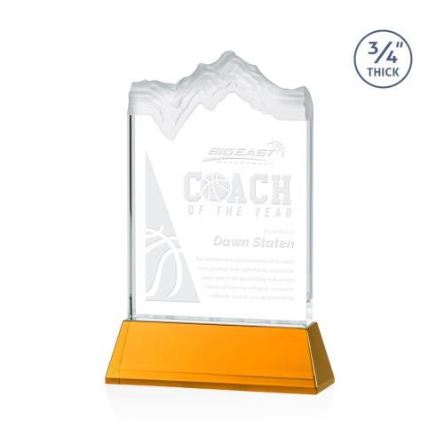 Recognition Awards - Crystal Awards - Kilimanjaro Award on Newhaven - Amber