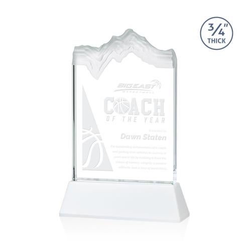 Recognition Awards - Crystal Awards - Kilimanjaro Award on Newhaven - White
