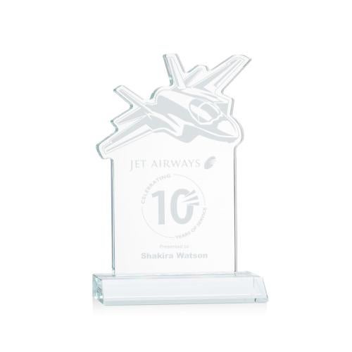 Recognition Awards - Crystal Awards - Top Gun Award - Clear