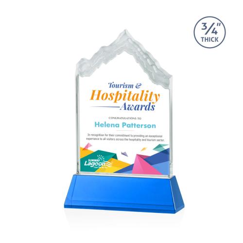 Recognition Awards - Crystal Awards - McKinley VividPrint™ Award on Newhaven - Sky Blue