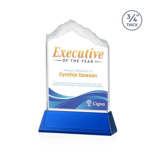 Recognition Awards - Crystal Awards - Everest VividPrint™ Award on Newhaven - Blue