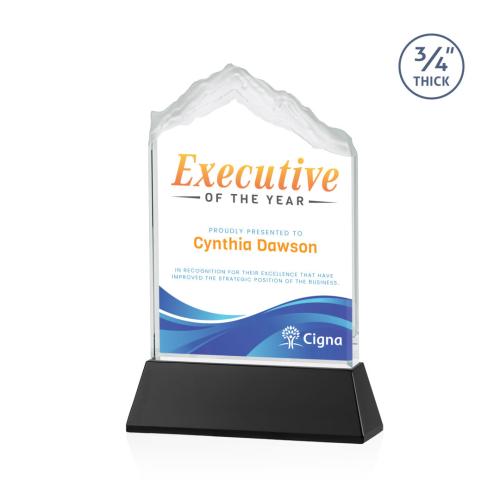 Recognition Awards - Crystal Awards - Everest VividPrint™ Award on Newhaven - Black
